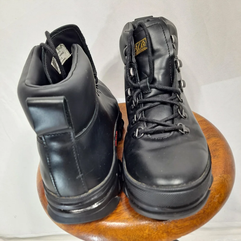 Polo By Ralph Lauren Black Hainsworth Boots